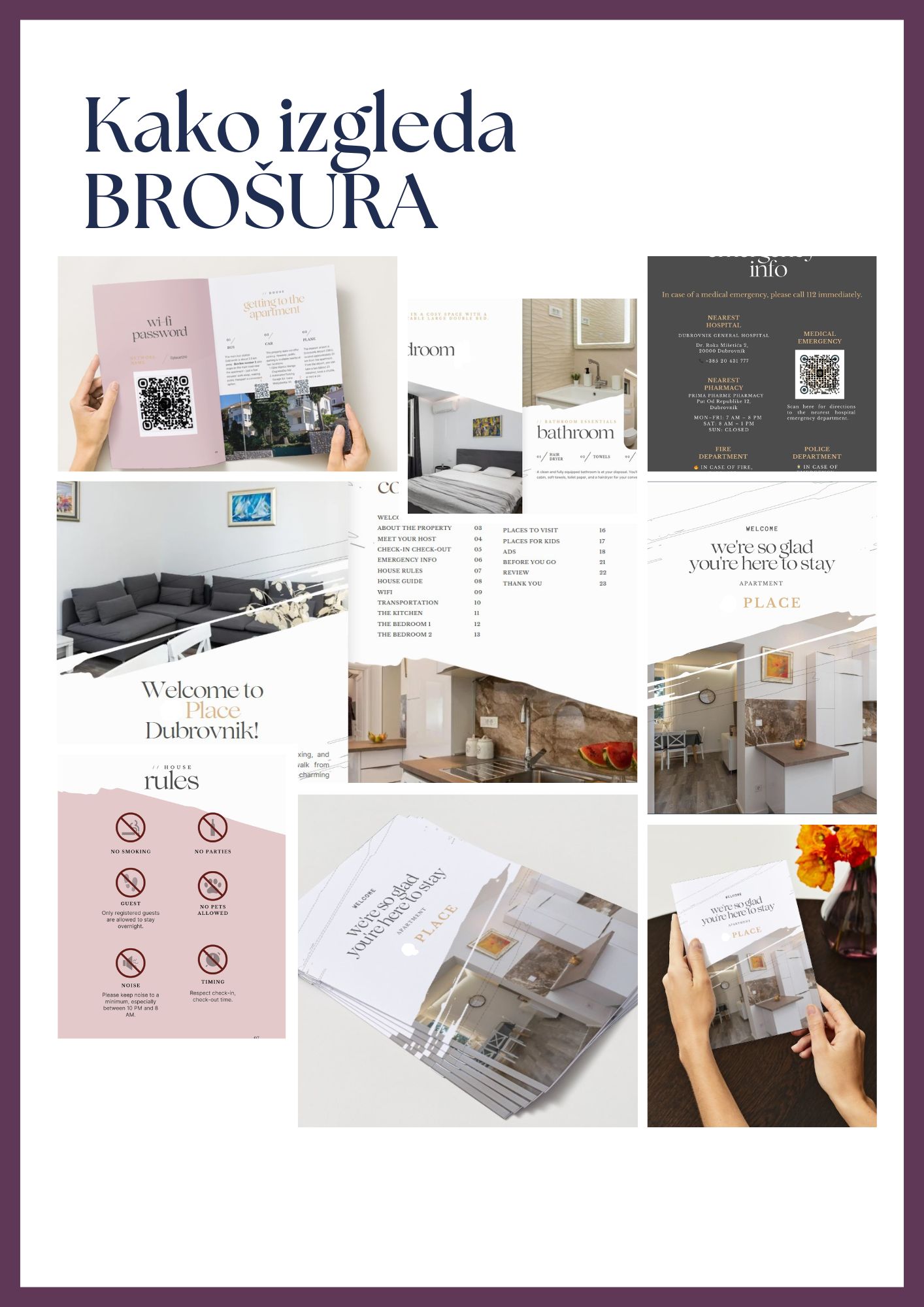 Knjiga dobrodošlice - mockup